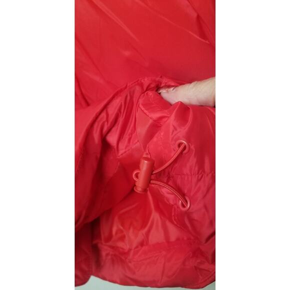 BCBGeneration Premium Performance Womens Red Hooded Puffer Coat Jacket Zip X LG - Picture 10 of 16